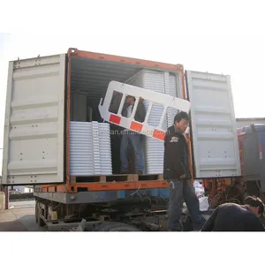 Heavy Duty Plastic Barricades with Bridge Rubber Base Frontier Premium Site Facility Safety Barrier - Safety Orange