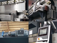 Presse plieuse CNC 40T 2500mm entièrement automatique pour tôles fines en acier inoxydable, carbone et aluminium |   Marque Zhongshun |   CE