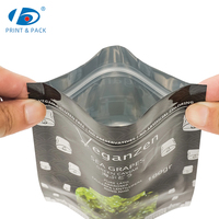 Sachets Doypack personnalisés imprimés pour raisins de mer, à haute barrière, étanches, avec fermeture éclair refermable