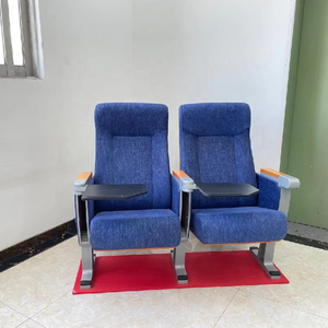 Sillas de teatro plegables de estilo moderno para auditorio, iglesia, cine y Hospital, muebles de cine - Product Image 3