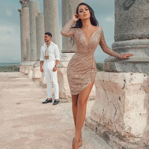 Dq721 Diseño clásico Sexy Mujer Elegancia Vestidos Borla Diamante Mini Falda Casual Rhinestone Bodycon Disfraz De <span class=keywords><strong>Scne</strong></span> - Product Image 1