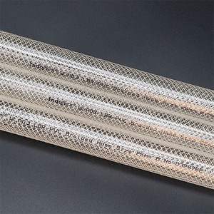 25mm Transparent Light Braided PVC Hose with <b>Polyester</b> <b>Yarn</b> Reinforcement - Product Image 1