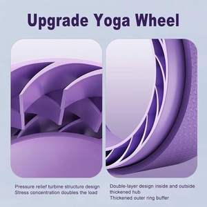 Rueda mágica curva, herramienta de Fitness de alto valor para Yoga, espuma acolchada, camilla para la espalda, <span class=keywords><strong>cuna</strong></span> para la columna vertebral, esencial para el equilibrio del alivio del dolor - Product Image 6