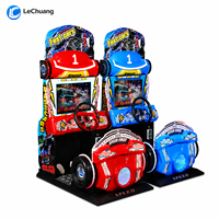 Nouvelle machine d'arcade de course pour enfants, simulateur de conduite interactif, équipement de jeu de voiture d'intérieur en métal à monnayeur, divertissement familial