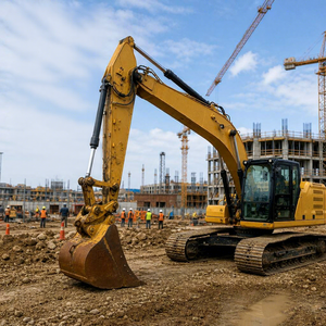 Excavadora pesada de 29 toneladas con cucharón de 1.4m3 para obras de terraplenes en sitios de construcción con control remoto industrial inalámbrico. - Product Image 2