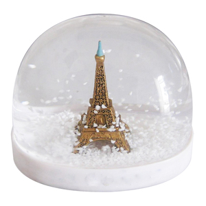 Globo di Neve in Plastica <span class=keywords><strong>con</strong></span> Città in Miniatura, Souvenir Turistico <span class=keywords><strong>con</strong></span> Liquido e Statuette 3D Personalizzate: Torre Eiffel, Statua della Libertà - Product Image 4