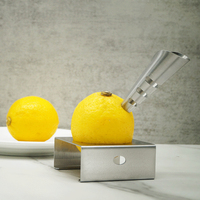 Presse-agrumes manuel 2-en-1 en acier inoxydable pour citrons et citrons verts, vente en gros d'usine