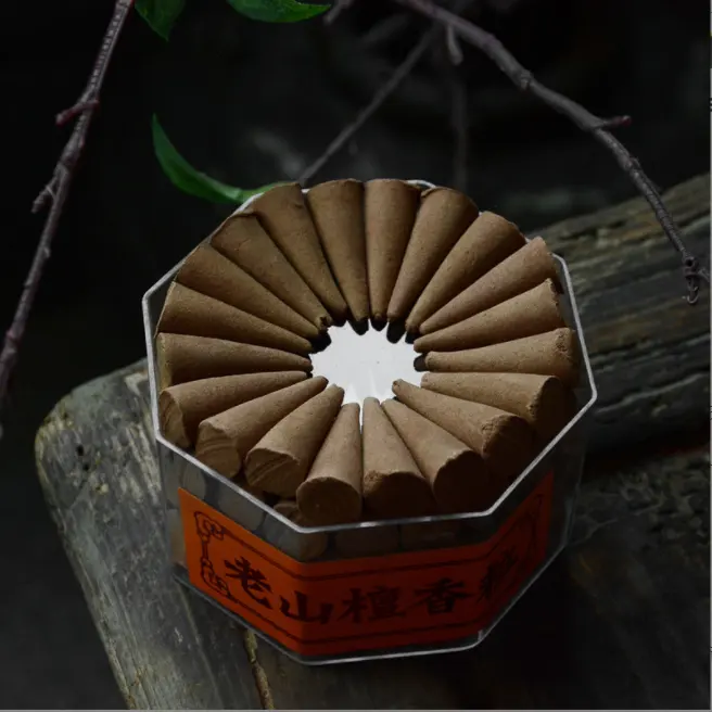 factory customized natural scent colored Towers backflow incense cones smoking sandalwood incense cones