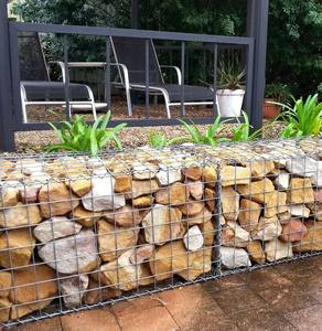 Galvanisé à chaud galvanisé roche soudée Gabion grillage panier en <span class=keywords><strong>pierre</strong></span> clôture de jardin Gabion pour mur de soutènement boîte de Gabion soudée - Product Image 5