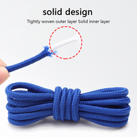 Lacets de bottes de sport pour enfants en plastique polyester robuste personnalisé imprimé paire de lacets pour la randonnée en plein air et l'escalade paquet en vrac