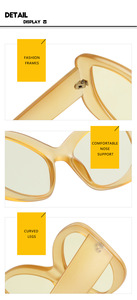 Oversized Cat Eye <strong>Pink</strong> Sunglasses <strong>Glasses</strong> for Women Mens Shades Luxury Fashion <strong>Party</strong> Sun <strong>Glasses</strong> UV400 Y2K Sunglasses 2025 - Product Image 6