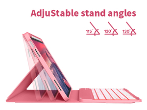 Custodia per tastiera magnetica retroilluminata per <span class=keywords><strong>Ipad</strong></span> <span class=keywords><strong>10.9</strong></span> pollici tastiera senza fili con supporto per matita per <span class=keywords><strong>Ipad</strong></span> 10 ° - Product Image 2