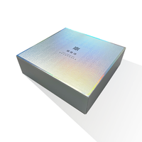 Boîte à couvercle en deux parties avec hologramme personnalisé, emballage de boîte Pr, emballage cosmétique en carton, boîte cadeau holographique