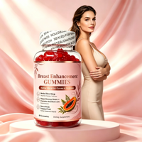 Gummies d'augmentation mammaire à base de plantes certifiées Halal, Casher et GMP