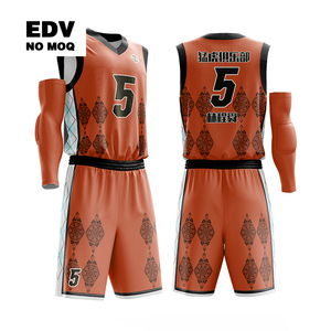 Camiseta de baloncesto de malla de diseño de sublimación personalizada, camiseta de baloncesto de diseño uniforme, Conjunto de camiseta de baloncesto - Product Image 2