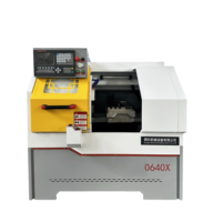 Tour à métaux chinois de haute précision facile à installer, entièrement automatique, machine de tournage CNC 0640x