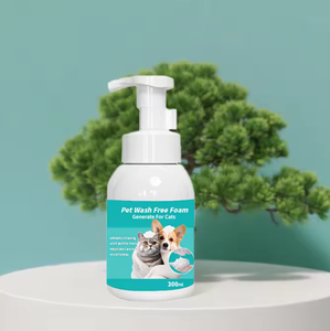 Mousse nettoyante sans eau pour animaux de compagnie, hypoallergénique, sans parfum, pour peaux sensibles, fabrication directe usine, marque privée - Product Image 1
