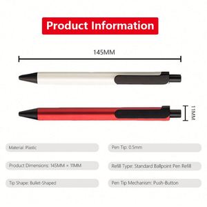 Bolígrafos de Plástico con Pintura Personalizada, Impresión UV a Todo Color o Grabado Láser - Product Image 5