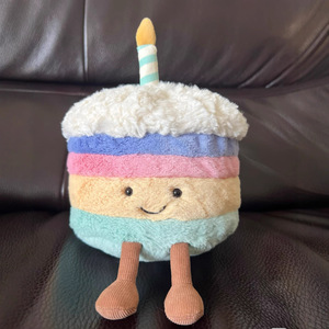 Peluche pour bébé British Jelly Cat Same Jelly <span class=keywords><strong>Rainbow</strong></span> Cake, rembourrée en coton PP, disponible en grandes et petites tailles - Product Image 4