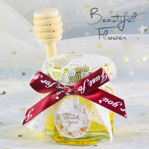 Mini pots en verre pour <span class=keywords><strong>miel</strong></span> <span class=keywords><strong>de</strong></span> <span class=keywords><strong>mariage</strong></span>, cadeaux pratiques et tendance sur Instagram, petits cadeaux créatifs pour les mariages, célébrations, 50g - Product Image 1