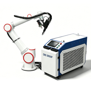 Máquina <span class=keywords><strong>de</strong></span> Soldadura Láser <span class=keywords><strong>de</strong></span> Fibra con Brazo Robótico Colaborativo <span class=keywords><strong>de</strong></span> 6 Ejes, Totalmente Automática, <span class=keywords><strong>de</strong></span> Nueva Generación - Product Image 1