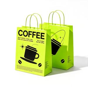 Bolsas de Papel Clásicas Ecológicas de Cartulina Blanca Resistente de Primera Calidad, Impresión Personalizada para Empaque de Cosméticos y Joyería - Product Image 1