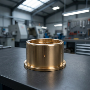 Buje de latón resistente a la corrosión con ranuras internas para aceite, autolubricante de alta resistencia, piezas de ingeniería mecánica de 50 mm - Product Image 4