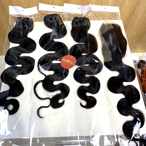 Extensiones de Cabello Humano Virgen 100% Natural sin Procesar, Ondulado, con Cutícula Alineada, Bajo MOQ, Venta al por Mayor - Product Image 1