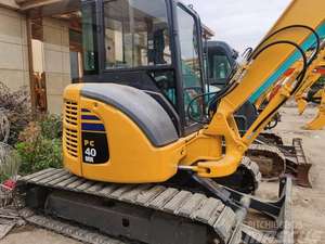 Miniexcavadora Komatsu Pc40 Usada en Buen Estado, Cabina Abierta, Pc 40, Excavadora Pequeña de 4 Toneladas en Venta, Pc40mr - Product Image 6