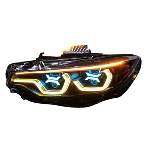 Cho M3 M4 F32 F36 F80 F82 tùy chỉnh sợi carbon đèn pha đèn chạy ban ngày với hiệu ứng đầy màu sắc XX đèn lớn - Product Image 6