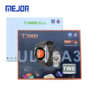 Mới Không Dây Đồng Hồ Cộng Với Tai Nghe Pro5 Smartwatch Quà Tặng <span class=keywords><strong>T3000</strong></span> Montres Pro Max Thông Minh Đồng Hồ 7in1 Bộ - Product Image 6