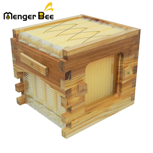 Nouveau Kit Complet Nécessaire pour Ruche Menger Bee - 4 Pièces Automatiques à Débit Continu en Bois de Sapin de 18 mm Enduit de Cire pour l'Apiculture - Product Image 5