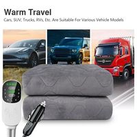 Couverture chauffante électrique pour voiture chaude pour camping camions véhicules tout-terrain coussin chauffant 12V sièges chauffage