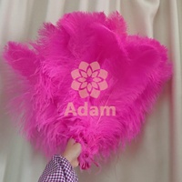 Plumes d'autruche naturelles roses vif, moelleuses, de qualité sélectionnée, 60-65 cm, pour centres de table de mariage, événements, décorations de carnaval, vente en gros
