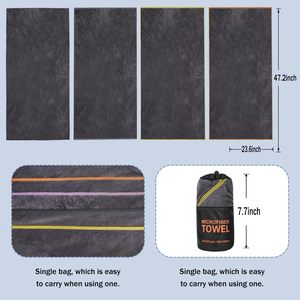 Toalla Deportiva <span class=keywords><strong>de</strong></span> Microfibra <span class=keywords><strong>de</strong></span> Secado Rápido con Logotipo Personalizado, Versátil para Deportes, Natación, Fitness y Actividades <span class=keywords><strong>de</strong></span> Camping - Product Image 3