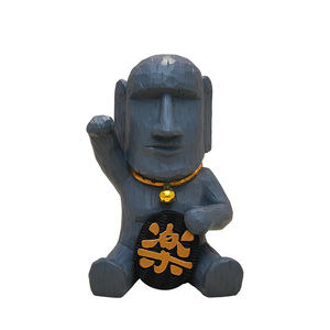 <b>Top</b> Rhyme <b>Easter</b> Island Stone Statue Resin Figurine Artistic Desktop Decoration For Home Living Room Housewarming Gift - Product Image 5