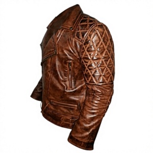 2026 Customized High Quality Eco-Friendly Heated Men's <b>Winter</b> <b>Leather</b> <b>Jackets</b>-High Street Style - Product Image 5