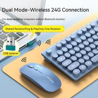 Clavier et souris sans fil XINMENG N520 Combo BT 104 touches Clavier avec souris sans fil portable pour Windows iPad IOS PC Set