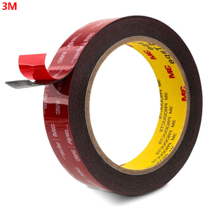 <span class=keywords><strong>Ruban</strong></span> adhésif double face haute température VHB 5952 personnalisé de 3 m, 1,1 mm, 1 po x 15 pi, robuste, pour mousse acrylique noire - Product Image 1