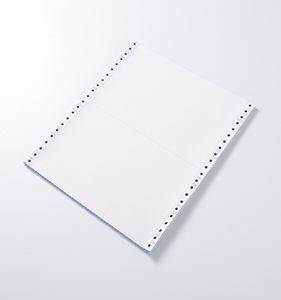 Papier autocopiant NCR de <span class=keywords><strong>haute</strong></span> qualité 9,5 x 5,5 pouces, formulaires continus, bleu, qualité d'impression informatique, longue durée de vie, qualité de roulage serré - Product Image 3