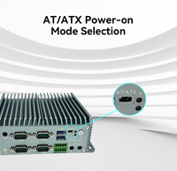 Mini PC 2025 Intel AlderLake N97 Nano Lan HD-MI DP VGA 6 * USB 4COM RS232 Bureau Linux Client Léger Mini Pc Industriel