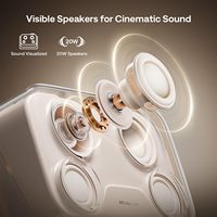Mini proyector de cine en casa Boom diseñado en fábrica 1080p Full HD LED LCD portátil 4K Video Cinema para Google TV y Android 2G RAM