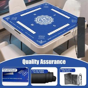 Tappetino per Mahjong Antiscivolo e Silenzioso con Bordo Bloccato, Lavabile, Stampa HD, Tappetino <span class=keywords><strong>da</strong></span> Gioco per Più Giocatori - Product Image 1