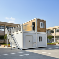 Casa Prefabricada Moderna de Acero, Estructura Metálica, Garaje para Dos o Tres Autos, Kit de Construcción, Taller, Sala de Exposiciones, en Venta, Hecho en China