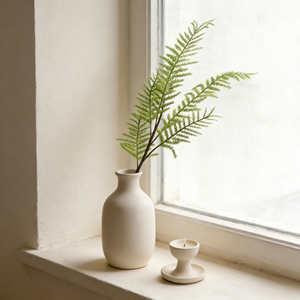 Piante di Felce Artificiale <span class=keywords><strong>in</strong></span> <span class=keywords><strong>Vaso</strong></span> di Vetro con Acqua Finta, Pianta di Felce Boston <span class=keywords><strong>in</strong></span> <span class=keywords><strong>Vaso</strong></span> per Scaffali, Scrivanie, Bagni, Arredamento Rustico - Product Image 5