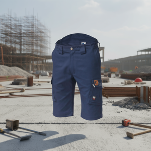 Pantalones Cortos Ttake Estilo Cargo, Color Gris, Talla Regular L, Ropa de Trabajo - Product Image 3