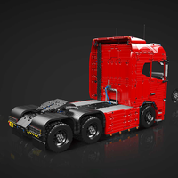 MOULD KING 19015S Kits de camions de remorquage lourds, pompe à béton pneumatique, briques, voiture télécommandée technique APP, blocs de construction pour enfants