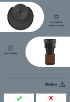 Diffuseur d'huiles essentielles portable sans eau CREAROMA, diffuseur d'arômes silencieux pour maison intelligente, voiture, chambre