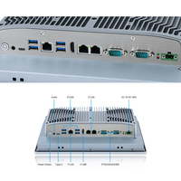 Panel PC Táctil PCAP Industrial de 12.1 Pulgadas y 500nits con CPU Intel Core I5 de 12.ª Generación para Automatización Industrial