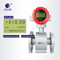 Meteran aliran elektromagnetik air dimasukkan Flange Split Liquid Flow Meter Elektromagnetischer Meter